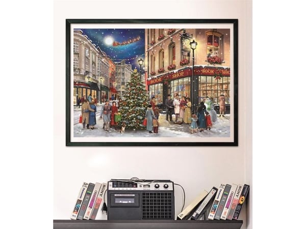 Clementoni Puslespil HQC A Christmas Stroll, 1000 brikker
