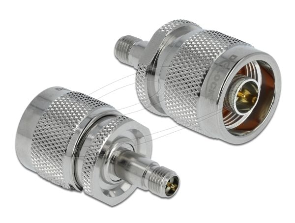 Delock - Antennadapter - N-kontakt (P) till RP-SMA (R) - 3.755 cm - 2.1 cm