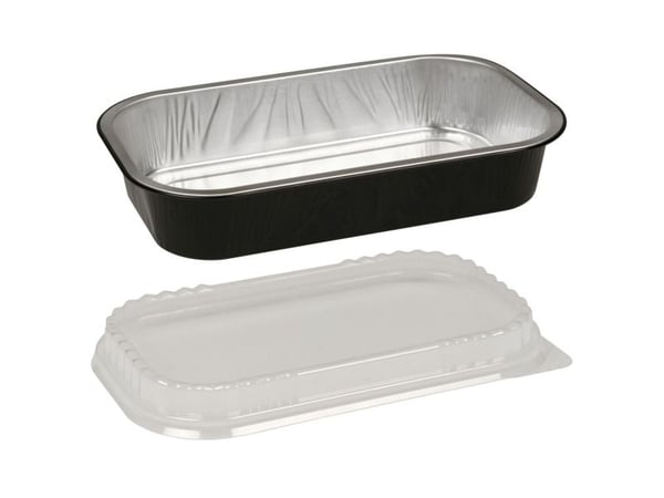 Alubakke Ready2Cook 964 ml 234x138x43 mm sort,4 ps x 160 stk/krt