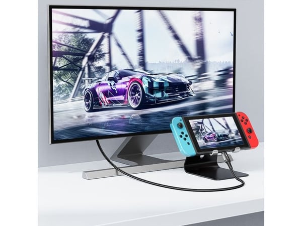 Acefast C1 videokabel USB-C / HDMI 4K 60Hz HDR 1,8 m - sort
