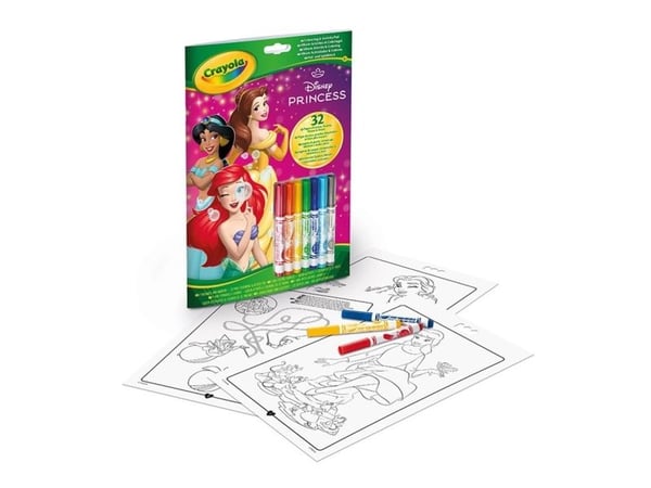 Crayola farge- og aktivitetsbok Disney Princess