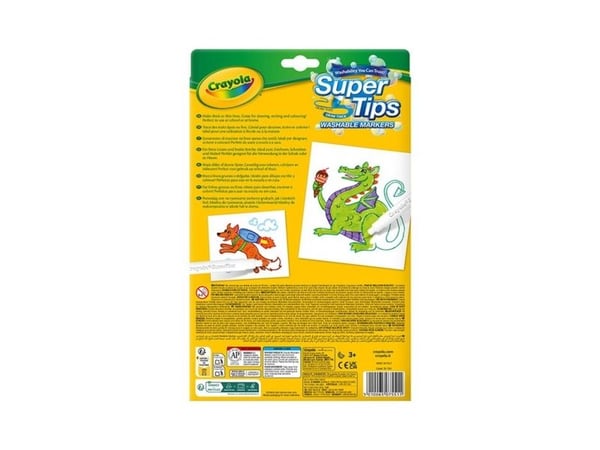 Crayola Supertips vaskbare tusjer 24 stk
