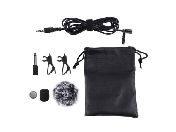 Mikrofon Puluz Mikrofon med klips PULUZ 3,5mm Jack 6m
