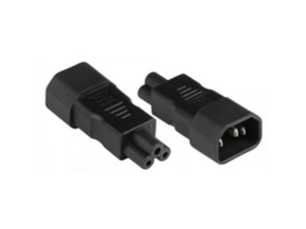 Alcasa PA-1405S, C14, C5, 250 V, 2,5 A, musta, uros-/naarasliitin