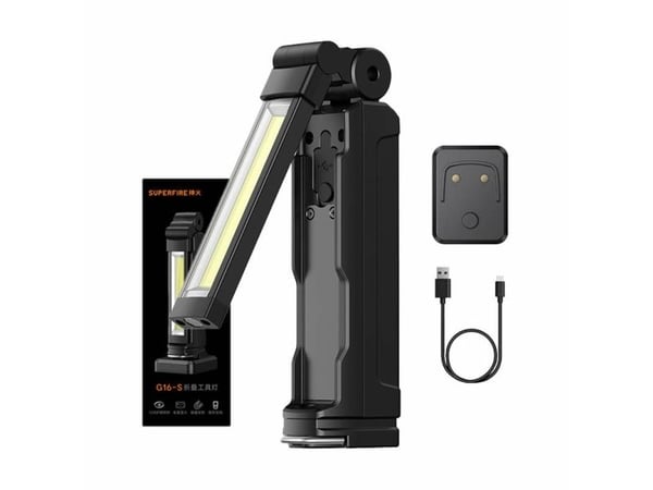 Superfire lommelykt Superfire G16-S multifunksjonell lommelykt, 800lm, USB-C