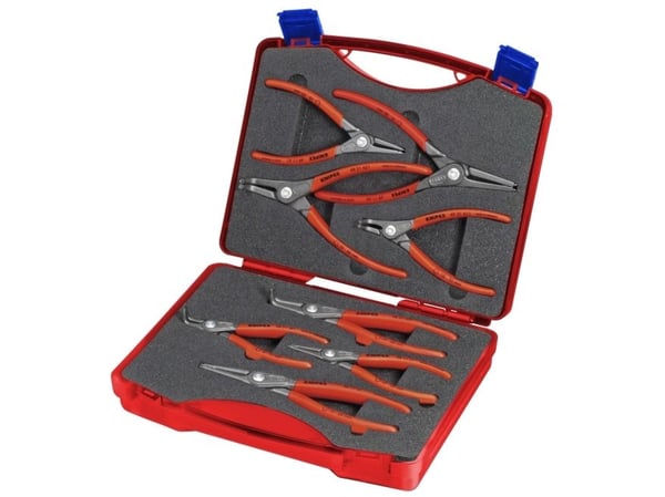 Knipex 00 21 25, Pihtisetti, Terästä, Polypropeeni (PP), Punainen, 260 mm, 210 mm
