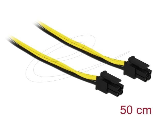 DeLOCK 85778, 0,5 m, Micro-Fit 3,0 4-pinners, Micro-Fit 3,0 4-pinners, hannkontakt, hannkontakt, rett