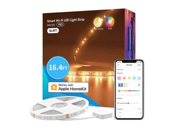 Intelligent LED RGBWW Wi-Fi 5 metrów Meross MSL320 (Homekit)