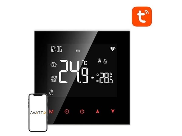 Avatto ZWT100 smart termostat 3A ZigBee varmvattenberedare TUYA