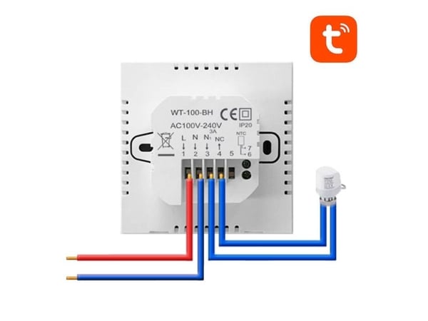 Avatto ZWT100 smart termostat 3A ZigBee varmvattenberedare TUYA