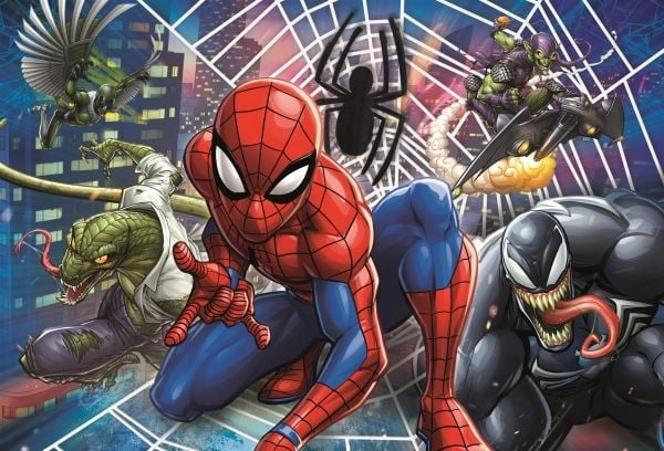 Clementoni SuperColor Maxi Marvel Spider-Man - Marvel Spider-Man - pussel - 60 bitar