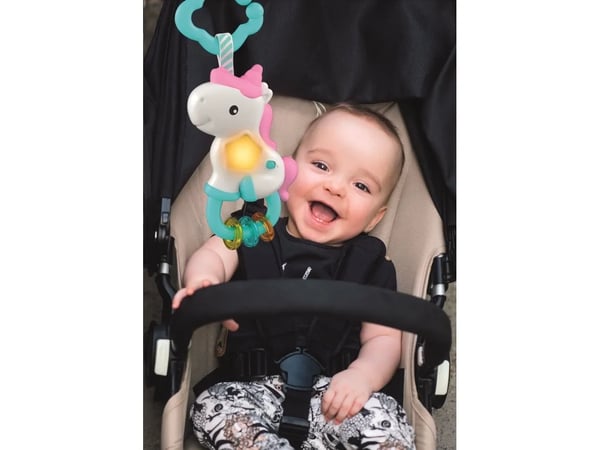 Clementoni Interactive Rattle Unicorn 3m + Clementoni