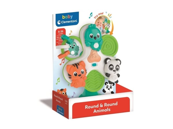 Pussel New Round&Round Animals