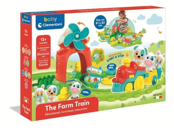 Clementoni The Farm Train, Gutt/Jente, 1 år, Gir fra seg lyd