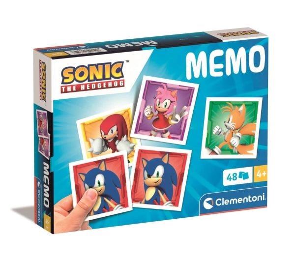 Clementoni Memo Sonic, kortspill, minne, 4 år