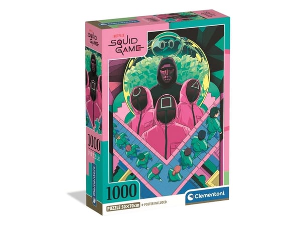Clementoni Puslespil HQC Squid Game 2-2, 1000 brikker
