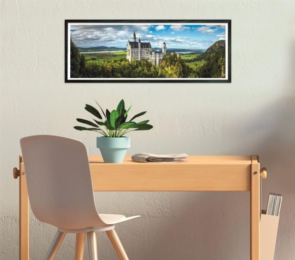 Clementoni Puslespil Panorama HQC The Neuschwanstein, 1000 brikker