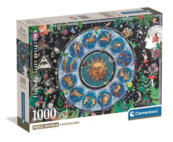 Clementoni Puslespil HQC Astrological Chart, 1000 brikker