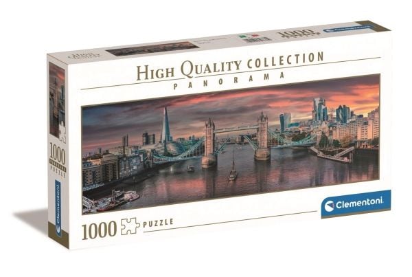 Clementoni Puslespil Panorama HQC Across the River Thames, 1000 brikker