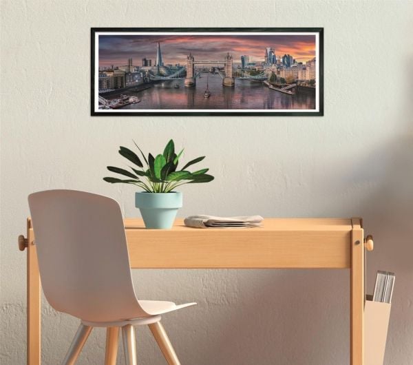 Clementoni Puslespil Panorama HQC Across the River Thames, 1000 brikker