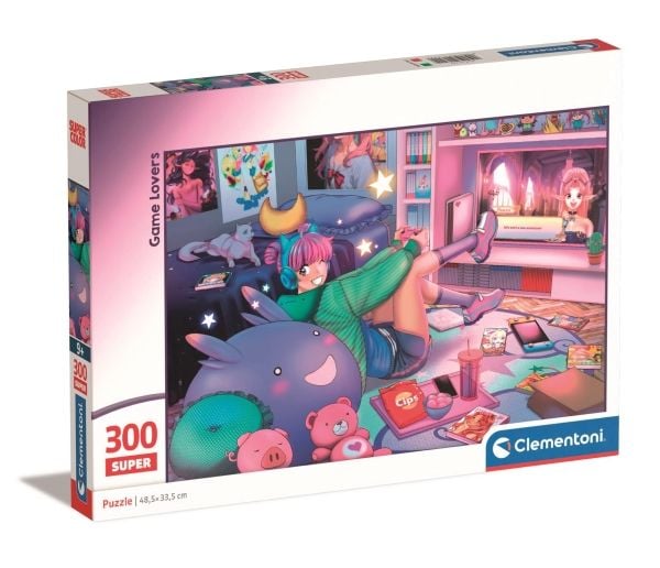Clementoni puslespill 300 brikker Super Game Lovers 21722