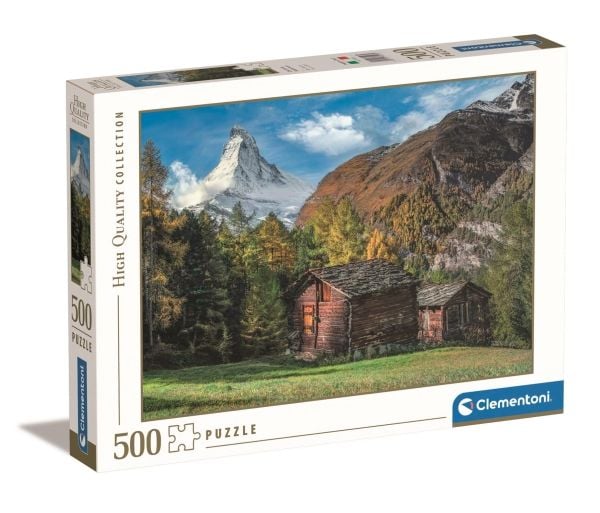 Clementoni Puslespil HQC Charming Matterhorn, 500 brikker