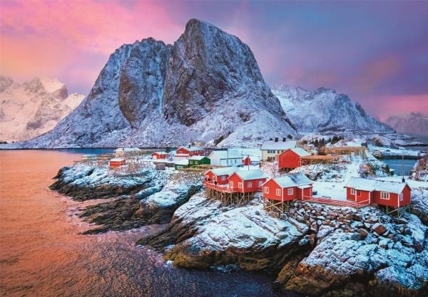 Pussel HQC Hamnøy Village, 500 bitar
