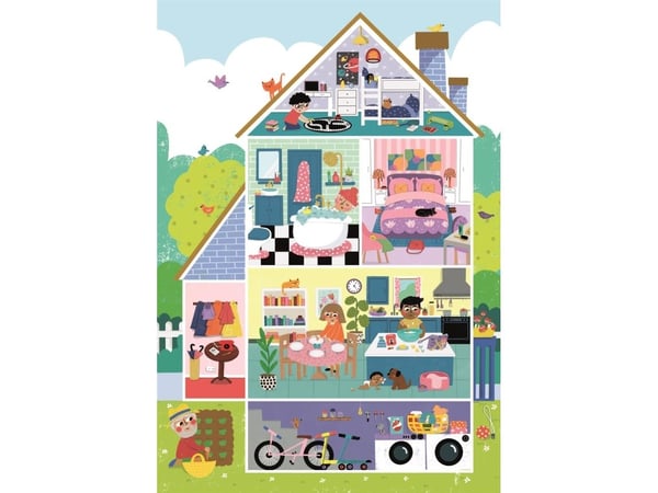 Clementoni CLE pussel 104 maxi SuperColour HomeSweetHome 23775