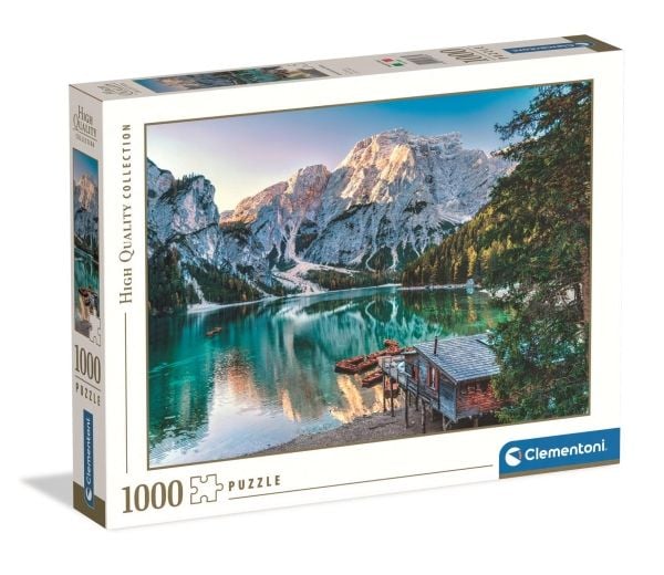 Clementoni Puslespil HQC Emerald Lake Braies, 1000 brikker