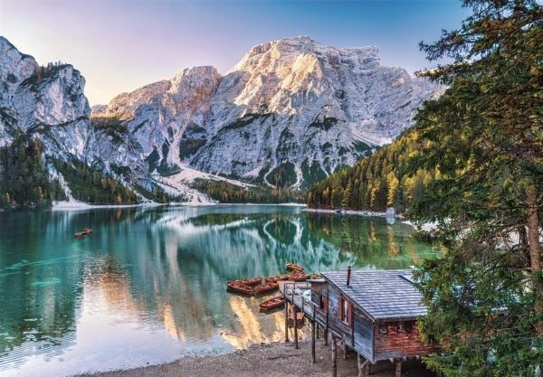 Clementoni Puslespil HQC Emerald Lake Braies, 1000 brikker