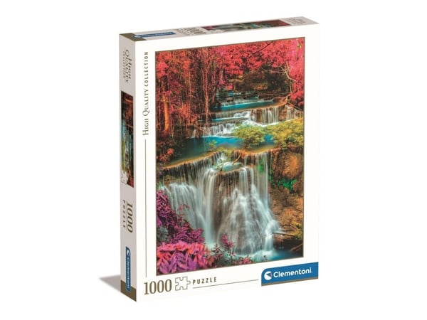 Clementoni CLE puslespill 1000 HQ Colorful Thai falls 39821