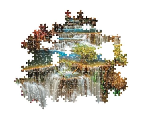 Clementoni Puslespil HQC Colorful Thai Falls, 1000 brikker