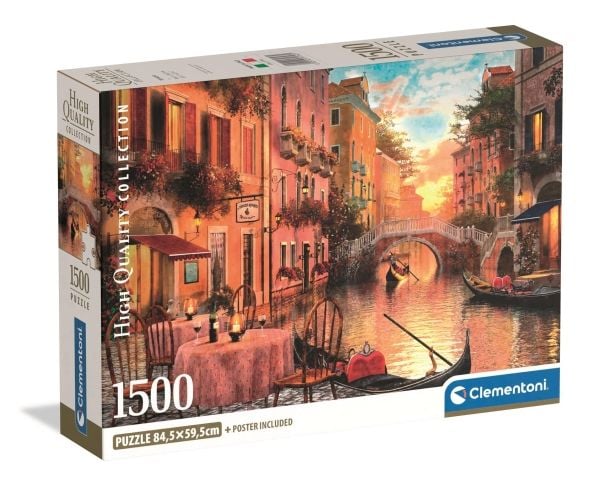 Clementoni Puslespil HQC Venezia, 1500 brikker