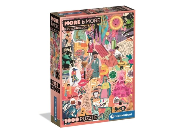 Clementoni Puzzle Compact Fashion & Design 1000 brikker (37071)