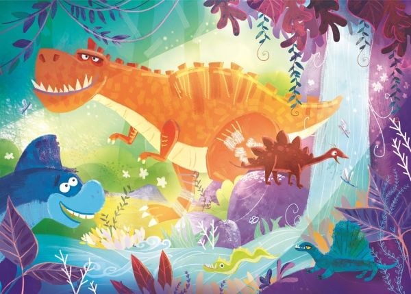 Clementoni 2X20Pcs Funny Dinos Puzzle 24755 X6