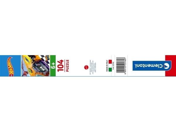 Clementoni Puslespil Hotwheels, 104 brikker
