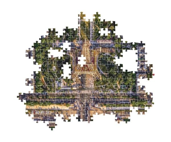 Clementoni Puslespill 1500 stk. - Fly over Paris