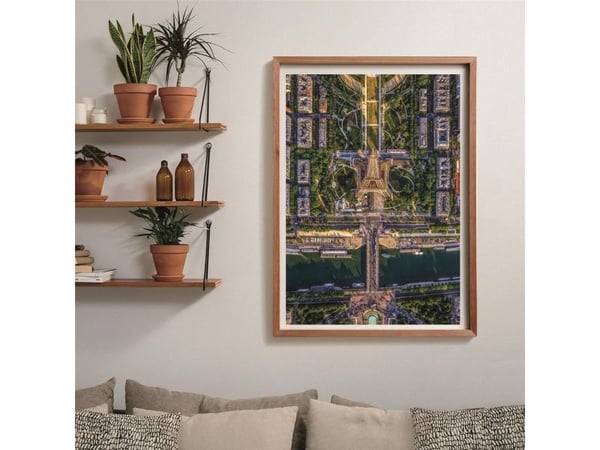 Clementoni Puslespill 1500 stk. - Fly over Paris
