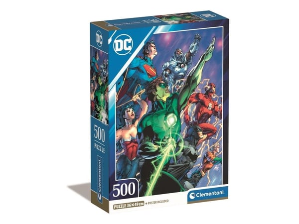 Clementoni Puslespil HQC DC Comics, 500 brikker