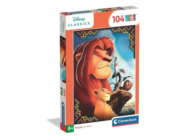 Clementoni Puzzle SuperColor Disney The Lion King 104 elementer (25052)