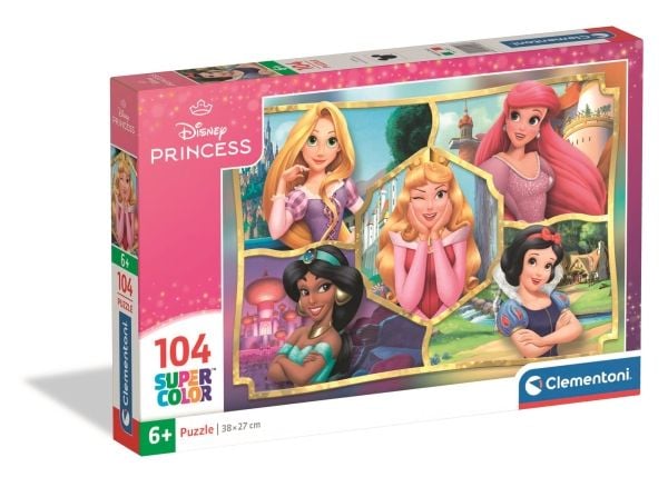 Puslespill Disney Prinsesser 2, 104 brikker