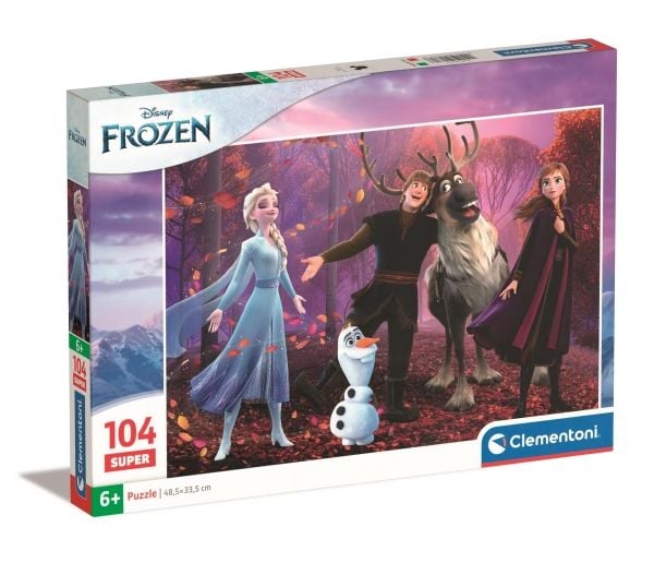 Clementoni Puslespil Super Disney Frozen, 104 brikker