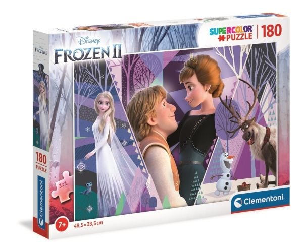 Clementoni Puslespil Frozen 2, 180 brikker (Super)