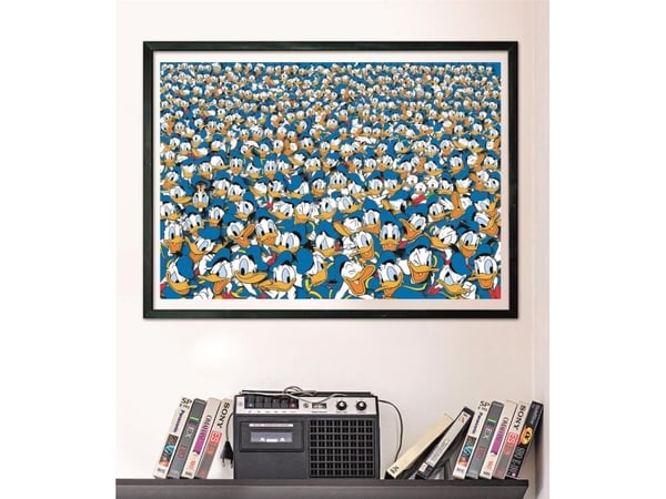 1000 brikker umulig puslespill: Donald Duck