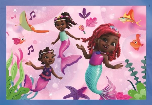Clementoni Puslespil 4-i-1 Disney Ariel, (12+16+20+24) brikker