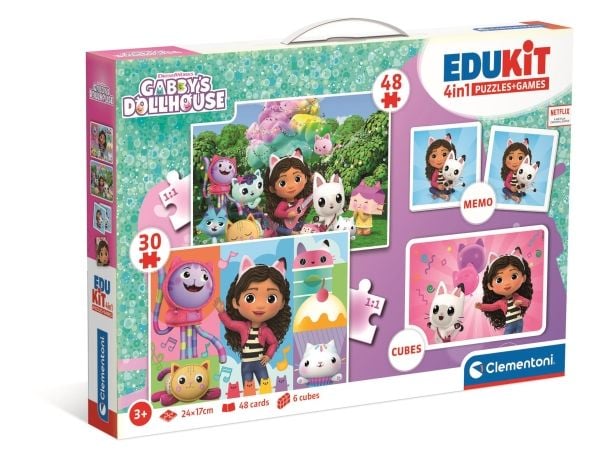 Clementoni Edukit 4w1 Koci House Gabi. Gabbys dukkehus 18319