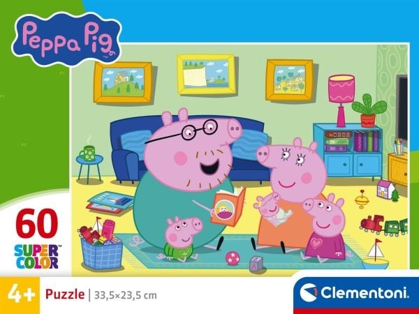 Clementoni puslespill Peppa Pig 60 brikker