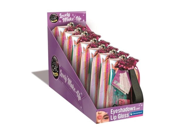 CLE Crazy Chic hololog. kosmetikkveske 7stk/disp 18174