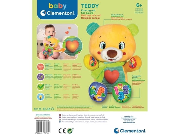 Clementoni Interactive Teddy Bear (SE/FI/DK/NO)