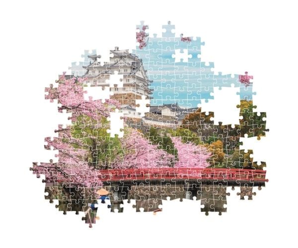 Clementoni Puslespil HQC Himeji Castle in Spring, 1000 brikker